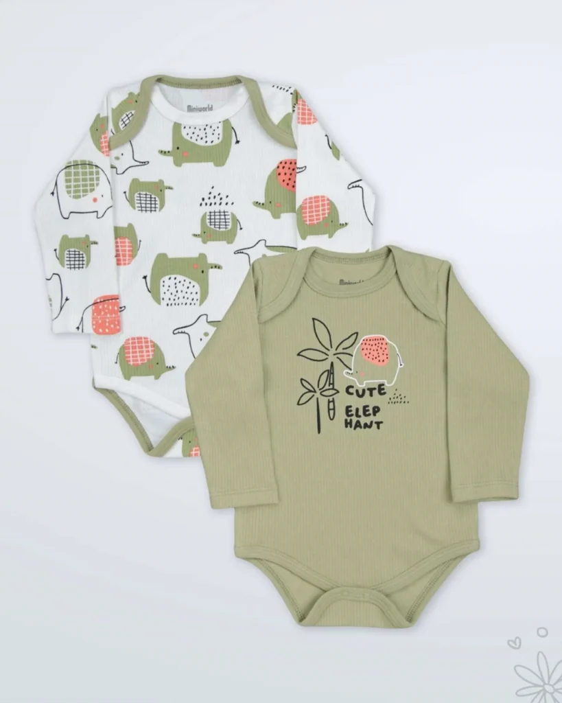 Body coton manches longues (fille) عقارب