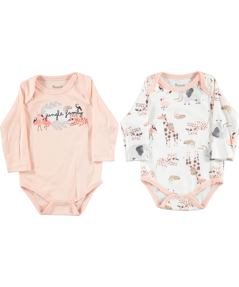 Body coton manches longues (fille) عقارب